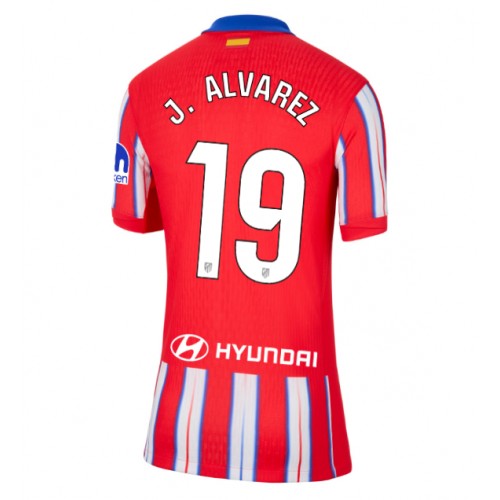 Dres Atletico Madrid Julian Alvarez #19 Domaci za Žensko 2024-25 Kratak Rukav